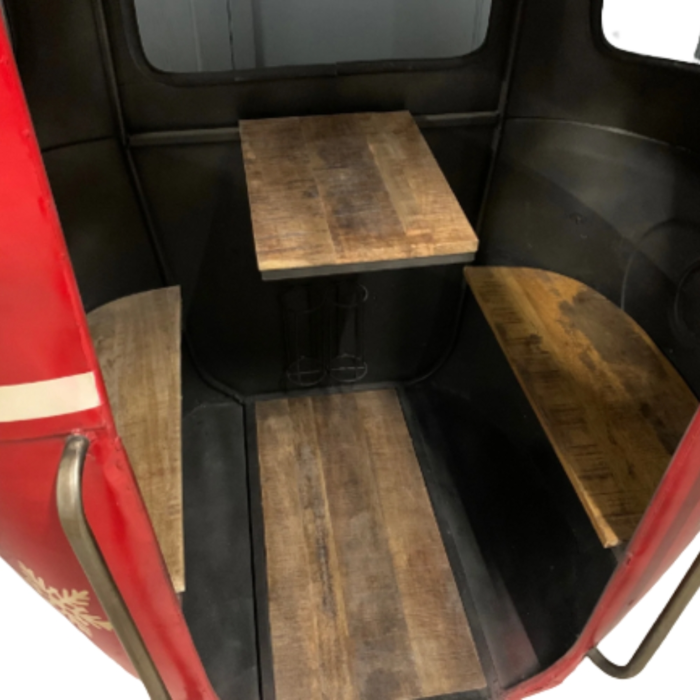 PRITI : Vintage Metal Gondola Seating Booth - Image 3