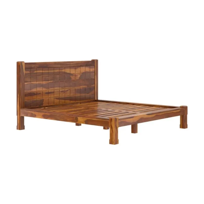 Priti : Austin Solid Wood Platform Bed - Image 5