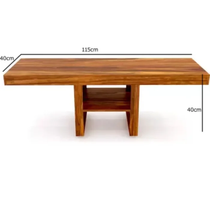 5-60 Worcester Natural Wooden Coffee Table - Image 6