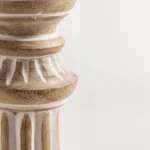 Set of 2 Solid Wooden Candle Holders - Image 5