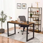 Mid-century Modern Wood Office Table | Home Office Computer Desk