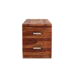 Priti : L-Shaped Solid Wood Multifunctional Corner Sofa with Storage - Image 7