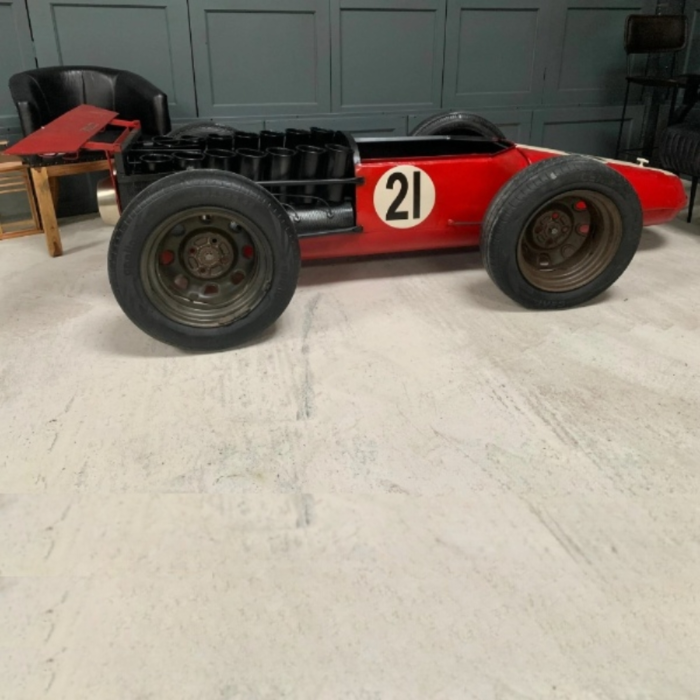 PRITI : Ventage Metal Red Racing Car Bar - Image 3