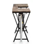 Recycled Wooden Furniture In Solid Wood And Metal | Bar Furniture - Image 4