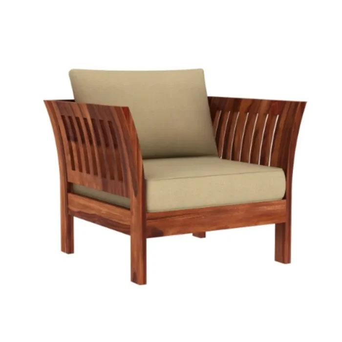 6-44 Priti : Annecy Wooden Sofa Set - Image 4