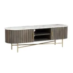 Ishu Piano Wide Grey TV Cabinet - Image 3