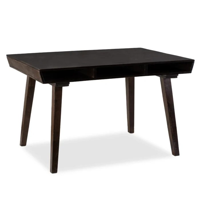 6-7-scaled Nantes Solid Dark Walnut Wood 4 Seater Dining Table - Image 3