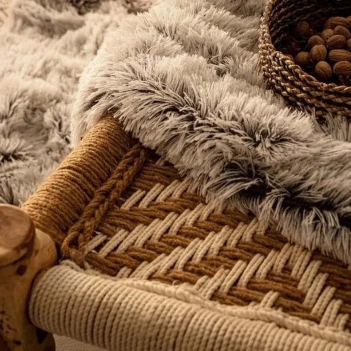 7-13 Traditional Natural Khat Daybed - Image 4