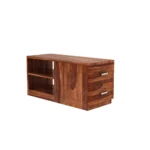 Priti : L-Shaped Solid Wood Multifunctional Corner Sofa with Storage - Image 6