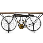 Recycled Wooden Furniture In Solid Wood And Metal | Bar Furniture - Image 3