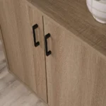 Perfect Books Cabinet With Doors In Lower Shelves | 4 Open Shelfs Bookcase A - Image 10