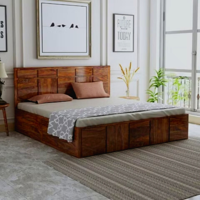 7-3 PRITI :Versailles Storage King Bed - Image 1