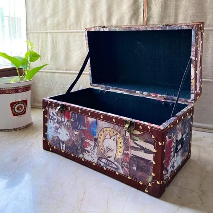 7-31 Beech Decorative Wooden Storage Box For Home - Image 6