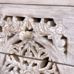 Accra Hand-Carved Wooden Chest of Drawers - Image 5