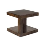 Brazza Dark Solid Wood Side Table - Image 2