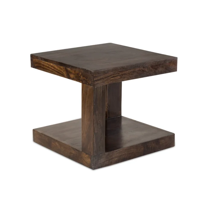 71-scaled Brazza Dark Solid Wood Side Table - Image 2