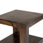 Brazza Dark Solid Wood Side Table - Image 3