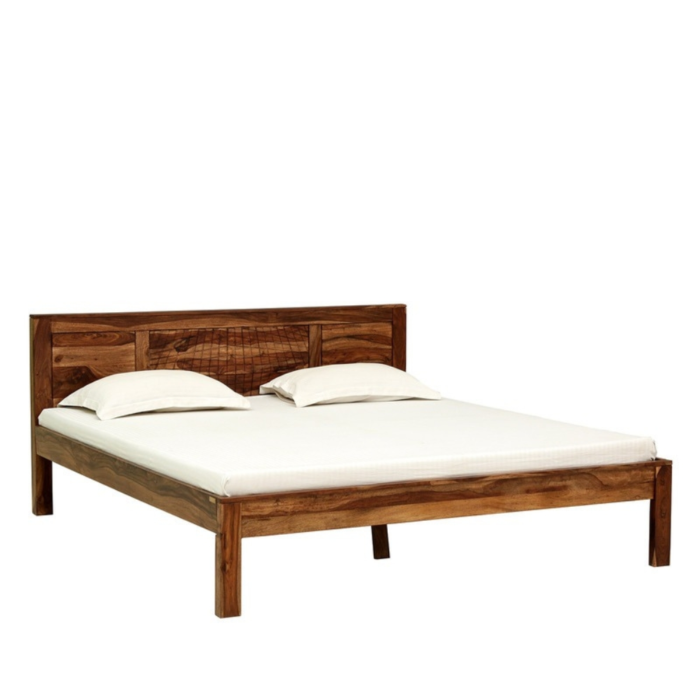 PRITI : Lyon Solid Wood King Size Bed - Image 4