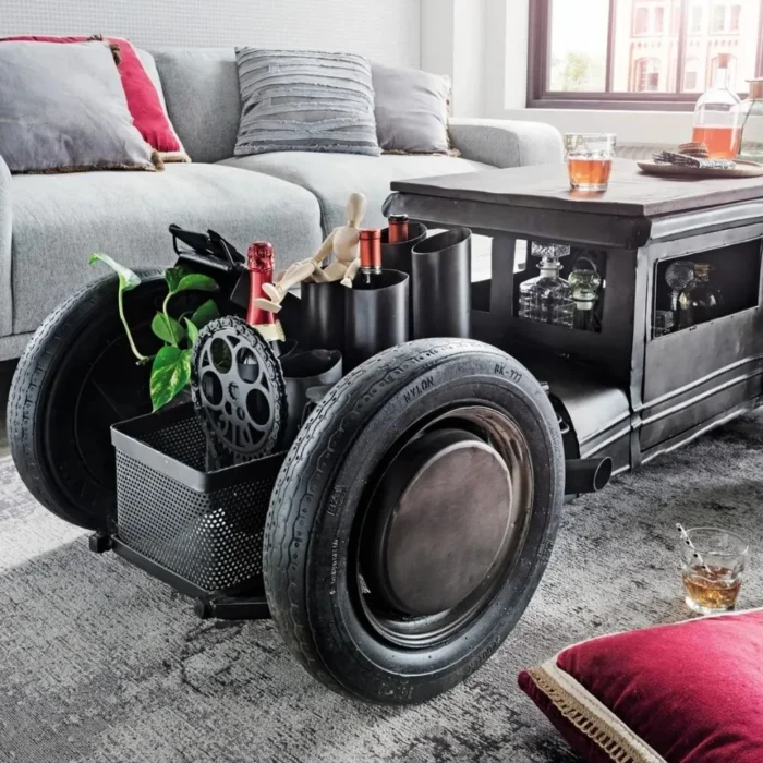8-16 Strong Fantasy Vintage Car Coffee Table | Bar Furniture - Image 1