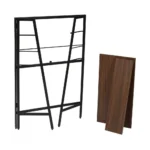 Industrial Style Home and Office Computer Desk with Multiple Functions - Image 3