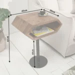Pretoria Solid Wood Side Table - Image 4