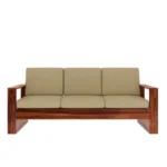 Priti : 5 Seater Wooden Sofa Set with Side Storage - Image 7