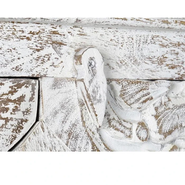 Canary Carved Solid Wooden Cabinet 2 Door - Image 2