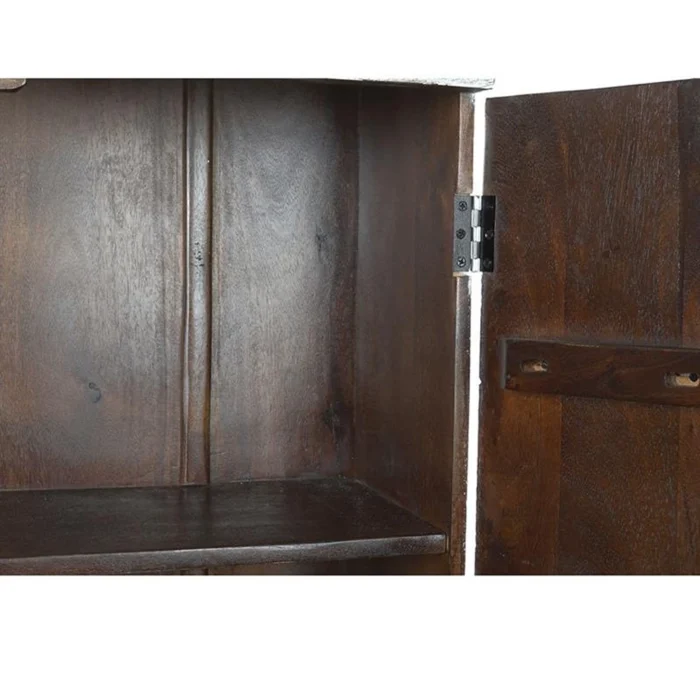 Canary Carved Solid Wooden Cabinet 2 Door - Image 4
