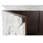 Canary Carved Solid Wooden Cabinet 2 Door - Image 5