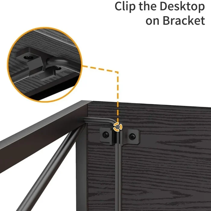 9-2 HOME OFFICE COMPUTER DESK EASILY FOLDABLE - Image 7