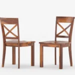 PRITI : Antipolo Rustic Solid Wood Dining Table Chair Set - Image 2