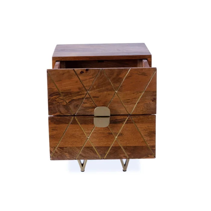 Lille Solid Wood Nightstand - Image 3