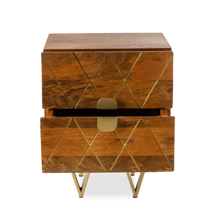 Lille Solid Wood Nightstand - Image 4
