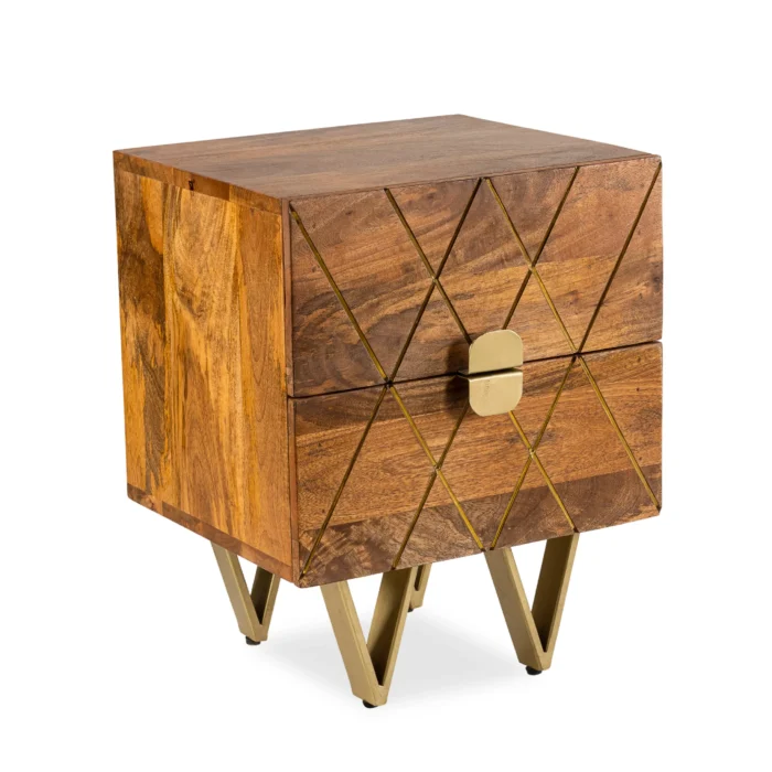 Lille Solid Wood Nightstand - Image 5