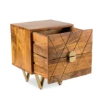 Lille Solid Wood Nightstand - Image 6