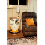 PRITI :Vintage VW Bus Cabinet with Wooden Top - Image 5