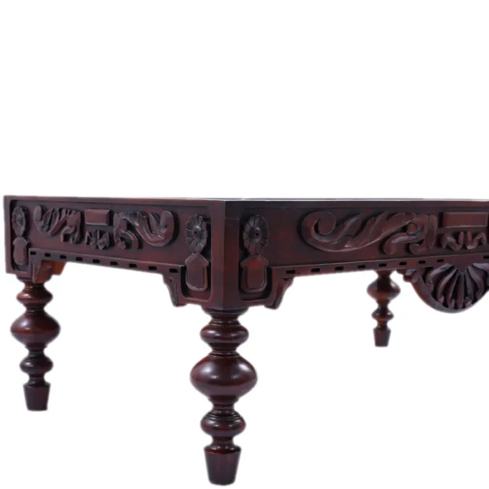 BHA-1445-3 Hove Wooden Carved Coffee Table - Image 4