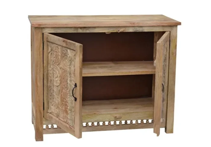 Nairobi Hand Carved 2 Door Sideboard - Image 2