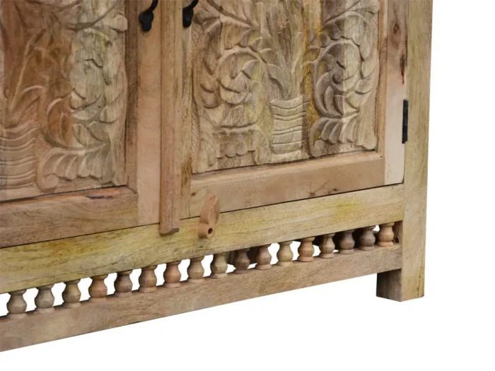 Nairobi Hand Carved 2 Door Sideboard - Image 6