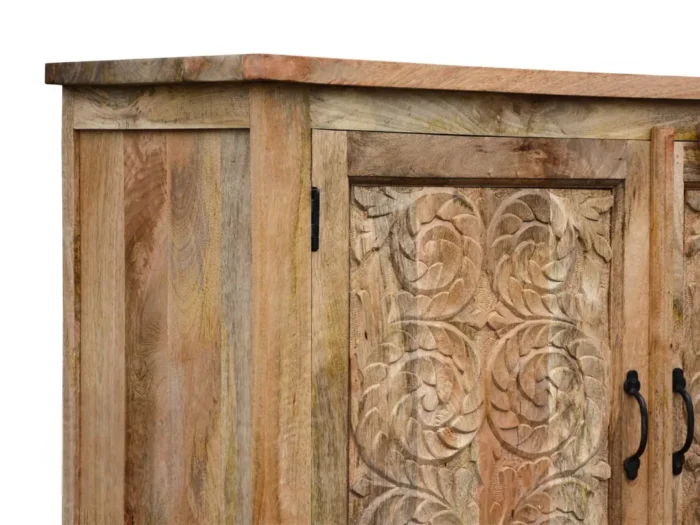 Nairobi Hand Carved 2 Door Sideboard - Image 7