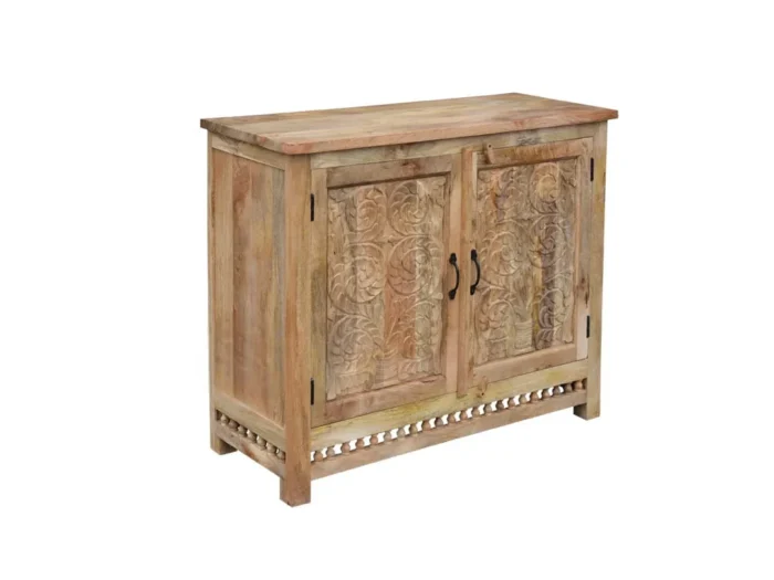 Nairobi Hand Carved 2 Door Sideboard - Image 8