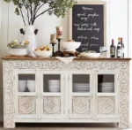 Ariande White 4 Door Sideboard