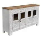 Ariande White 4 Door Sideboard - Image 4