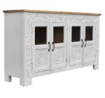 Ariande White 4 Door Sideboard - Image 5