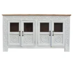 Ariande White 4 Door Sideboard - Image 7