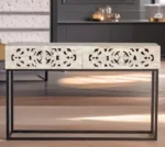 Truro Carved Console Table - Image 2