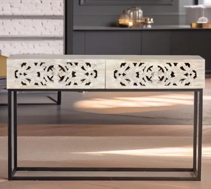 Carved-Console-Table_20240125_12123820 Truro Carved Console Table - Image 2