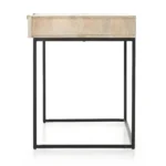 Priti Carved Mango Wood Writing Desk 56 - Image 2