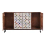 Johannes Carved with Tile Fitting Sideboard - Image 3