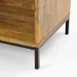 Priti Industrial Storage Modular Desk with Open Shelves Bookcase - Image 9